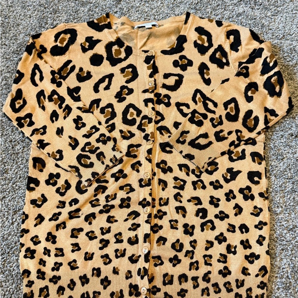 Leopard Print Cardigan